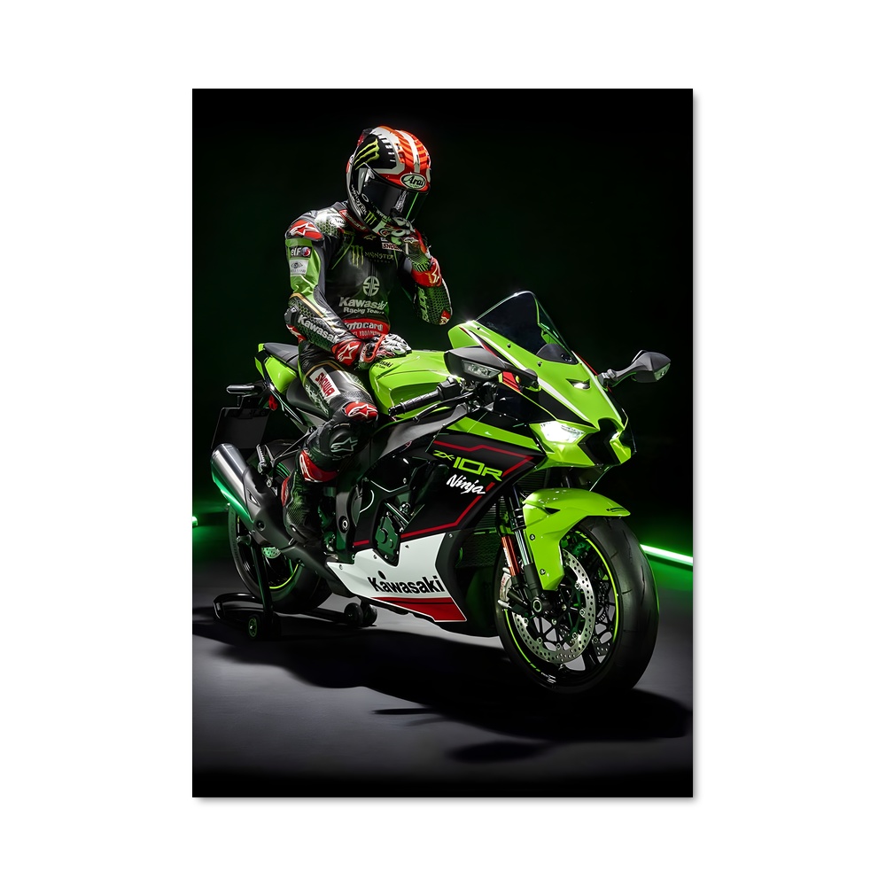 Poster captivant Ninja zx-rr